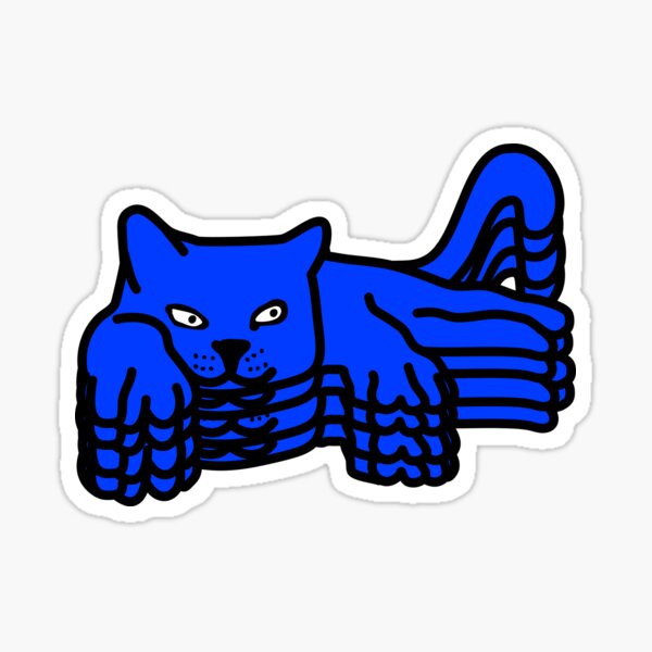 the cat is cooler than you will ever be Sticker