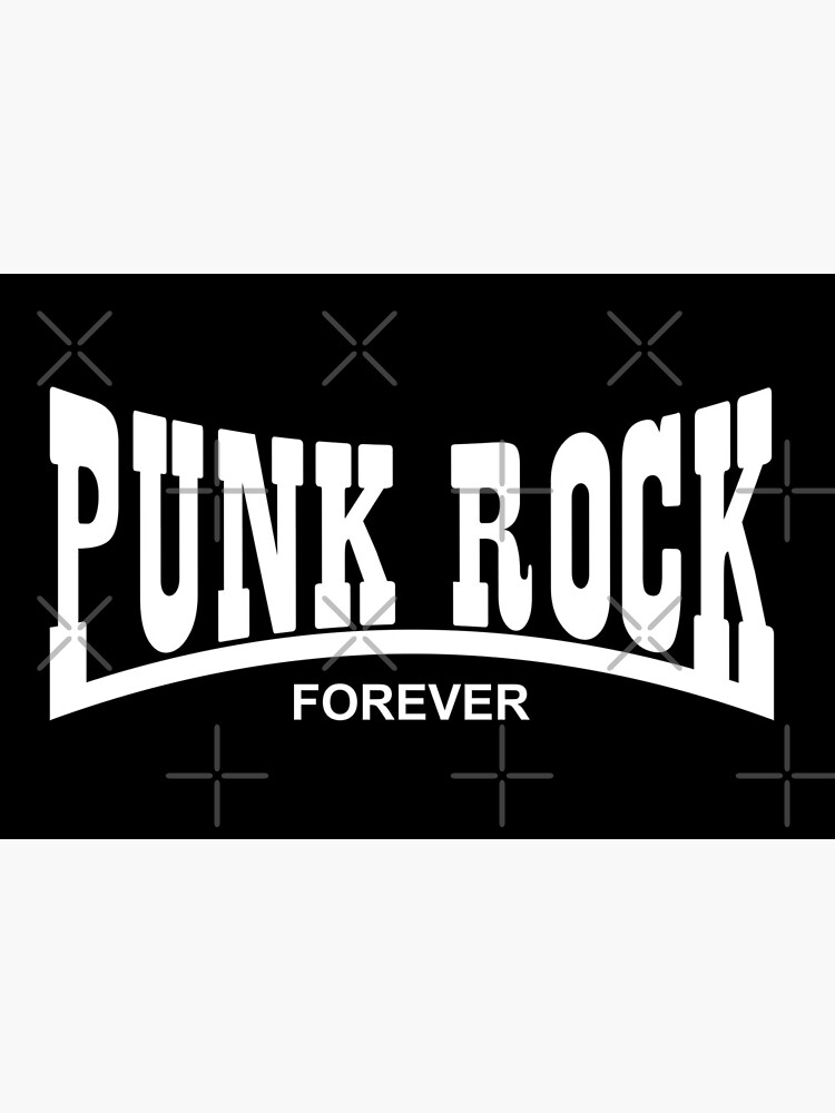  Punk Rock Forever - design for old school punk rocker Premium T- Shirt : Clothing, Shoes & Jewelry