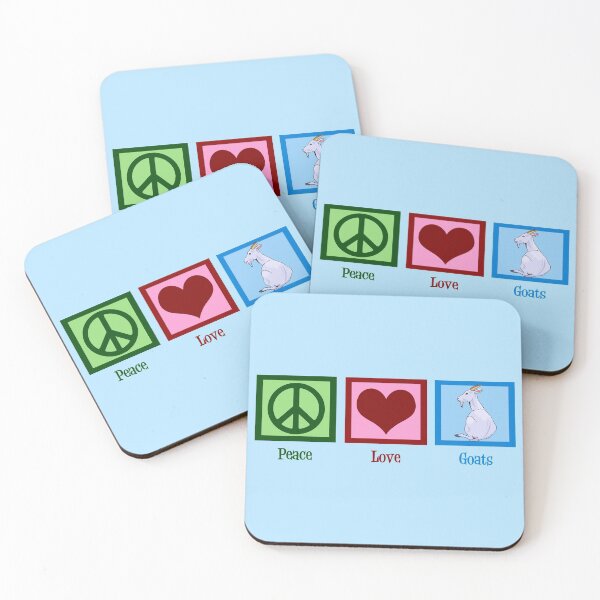 Item preview, Peace Love Goats designed and sold by Epic Love Designs.