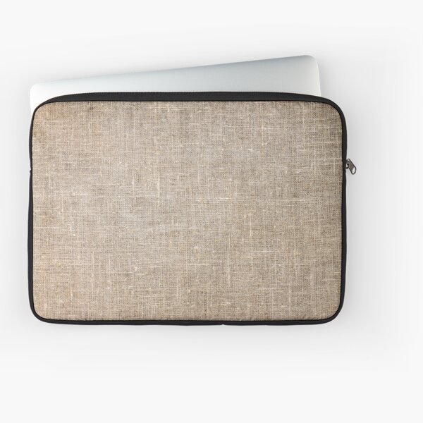 Burlap Style Pattern Laptop Sleeve