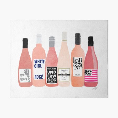 Rose Bottles Art Board Print