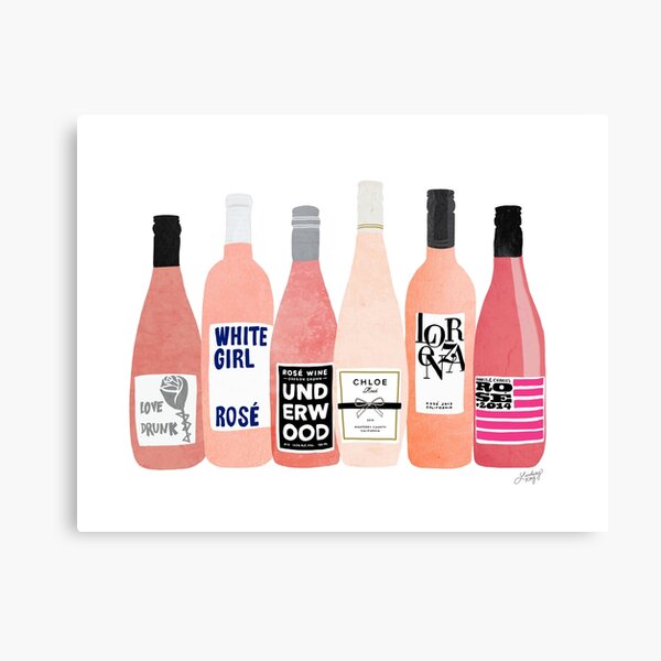 Rose Bottles Canvas Print