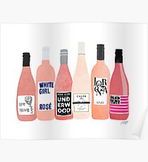Rose Bottles Poster