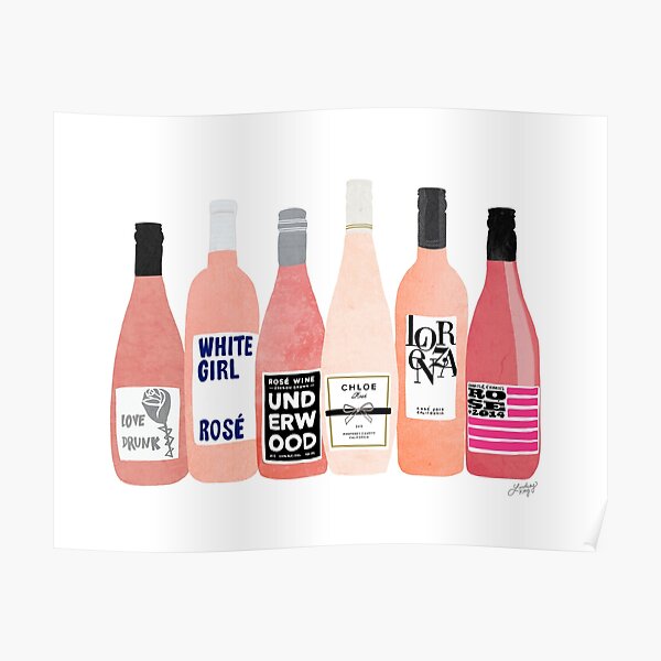 Rose Bottles Poster