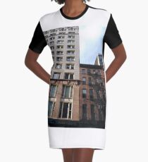 #architecture #window #city #apartment #office #modern #house #business #sky #facade #outdoors #balcony #vertical #colorimage Graphic T-Shirt Dress