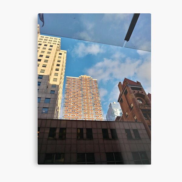 #architecture #window #city #apartment #office #modern #house #business #sky #facade #outdoors #balcony #vertical #colorimage Metal Print
