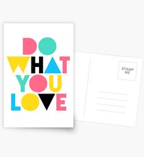 Do What You Love. Postcards