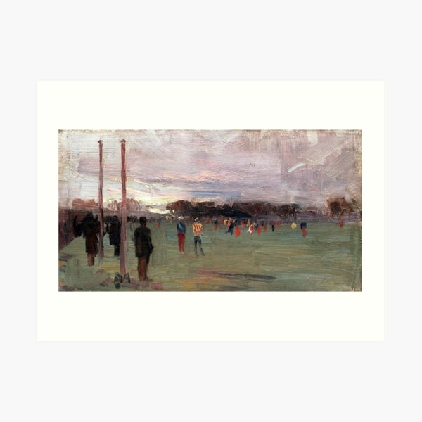 Arthur Streeton The National Game Art Print