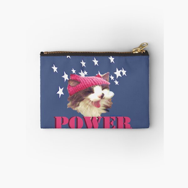 Item preview, Pink Hat Cat POWER! designed and sold by KayeDreamsART.