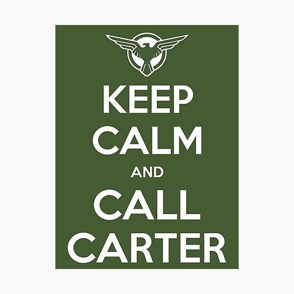 Call Carter! Photographic Print