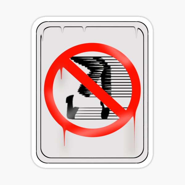 MJJ No Dancing Sticker