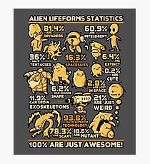 Alien Statistics Photographic Print