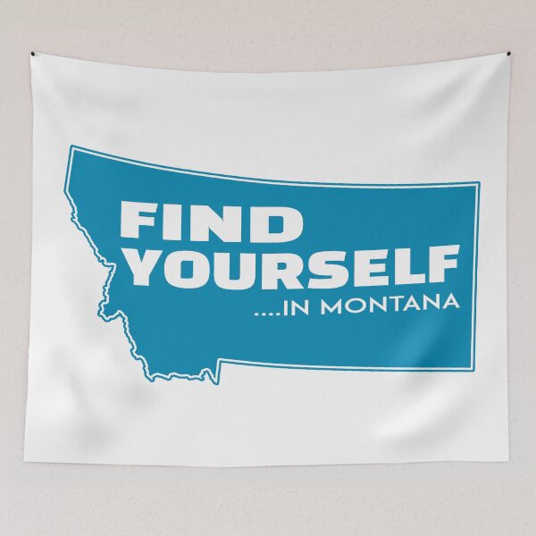 Item preview, Montana Find Yourself Glacier Yellowstone National Park Billings Helena Missoula Bozeman Great Falls Kalispell Big Sky Country designed and sold by Travel Time.
