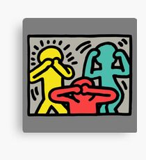 Logo Keith Haring Canvas Print