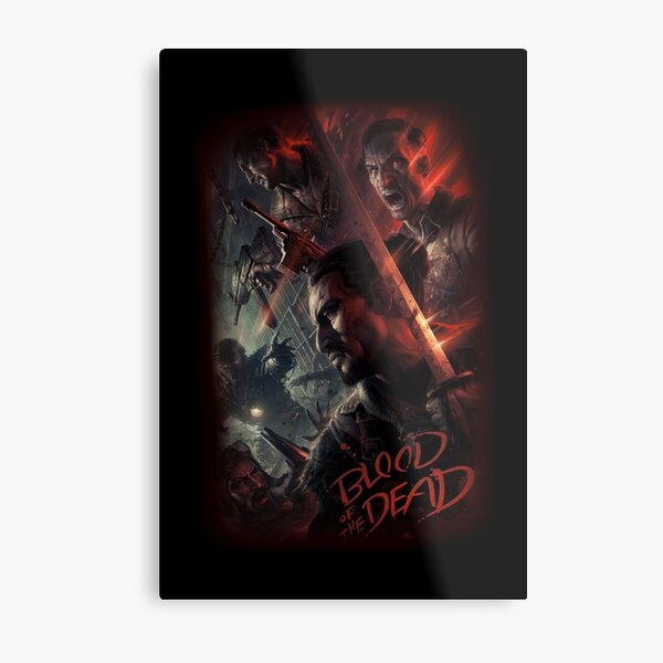 Voyage Of Despair Poster Bo4 Zombies Loading Screen Metal Print By Tja30 Redbubble