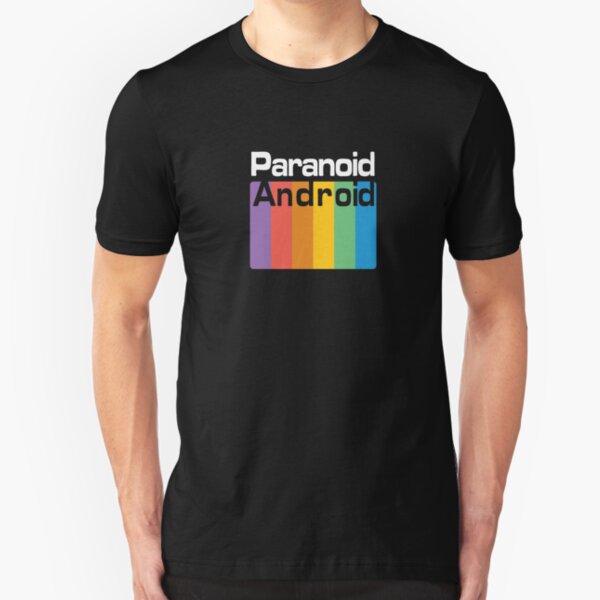 Polaroid Android (Black) Slim Fit T-Shirt