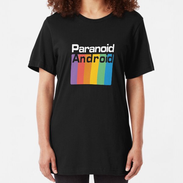 Polaroid Android (Black) Slim Fit T-Shirt