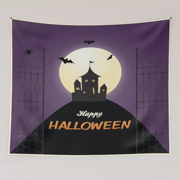 Item preview, Spooky House Happy Halloween Card designed and sold by leen12 Art Designs Prints.