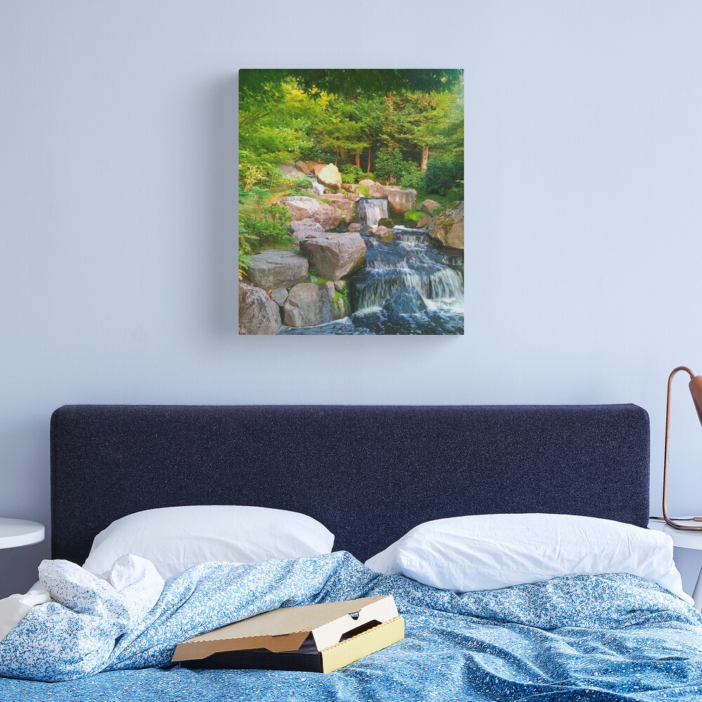 Japanese Waterfall Canvas Print