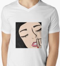 Girl design Men's V-Neck T-Shirt