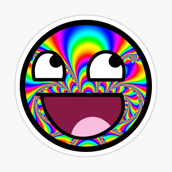 Rainbow epic smiley face!  Funny faces, Troll face, Scene icon