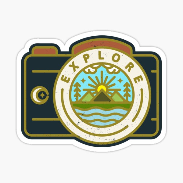 Explore Sticker