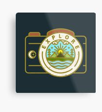 Explore Metal Print