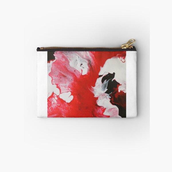 Item preview, Fluid art - Red, white, black designed and sold by themuseinspired.