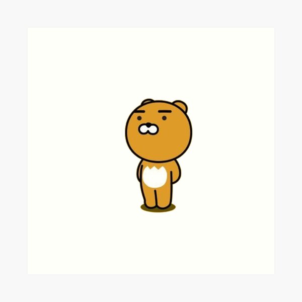 Line Friends Art Prints For Sale Redbubble