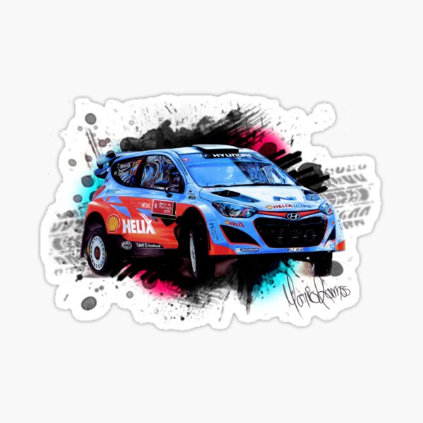 Hyundai i20 WRC de Thierry Neuville Pegatina