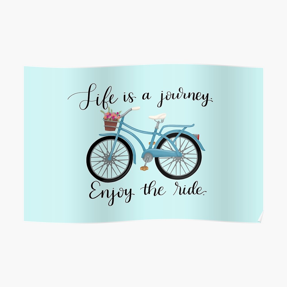 Enjoy the ride bicycle Art Print for Sale by SecretRoom