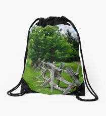 Mending Fences Drawstring Bag
