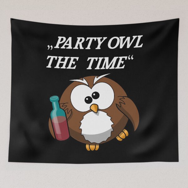 Item preview, Party owl designed and sold by emphatic.