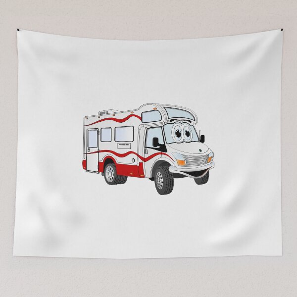 Item preview, Red Cartoon Camper designed and sold by Scott Hayes.