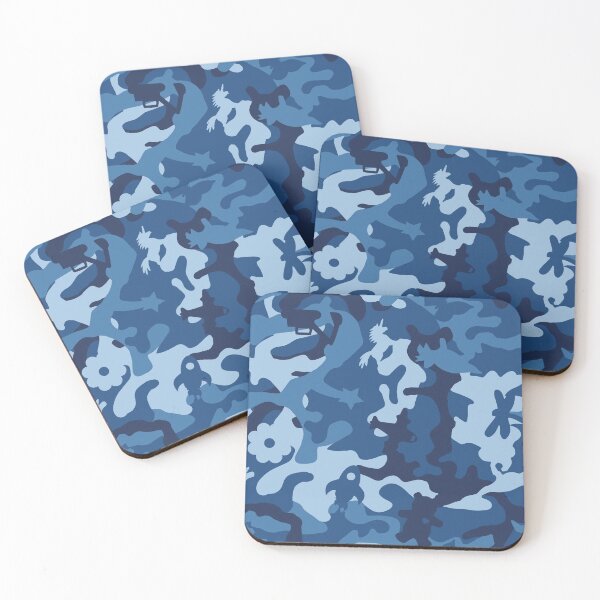 Item preview, Hidden Objects - Camouflage Pattern Blue  designed and sold by WickedRefined - Nicole Demereckis.