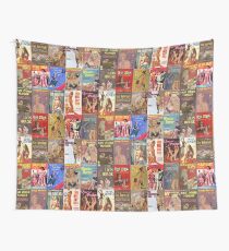 Vintage Lesbian Pulp Fiction Collage Version 2 Wall Tapestry