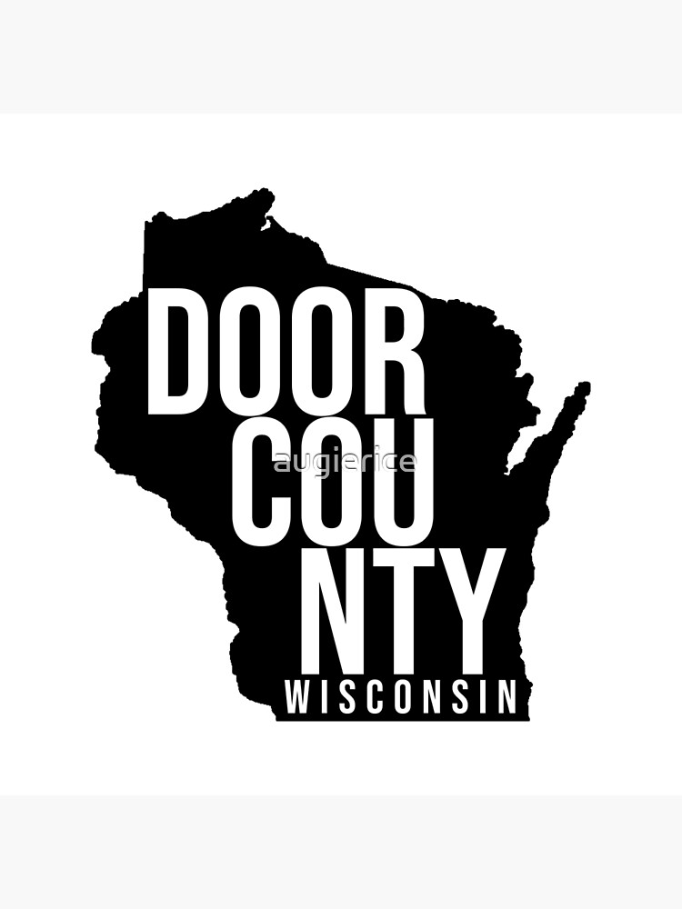 "Door County, Wisconsin" Poster by augierice Redbubble