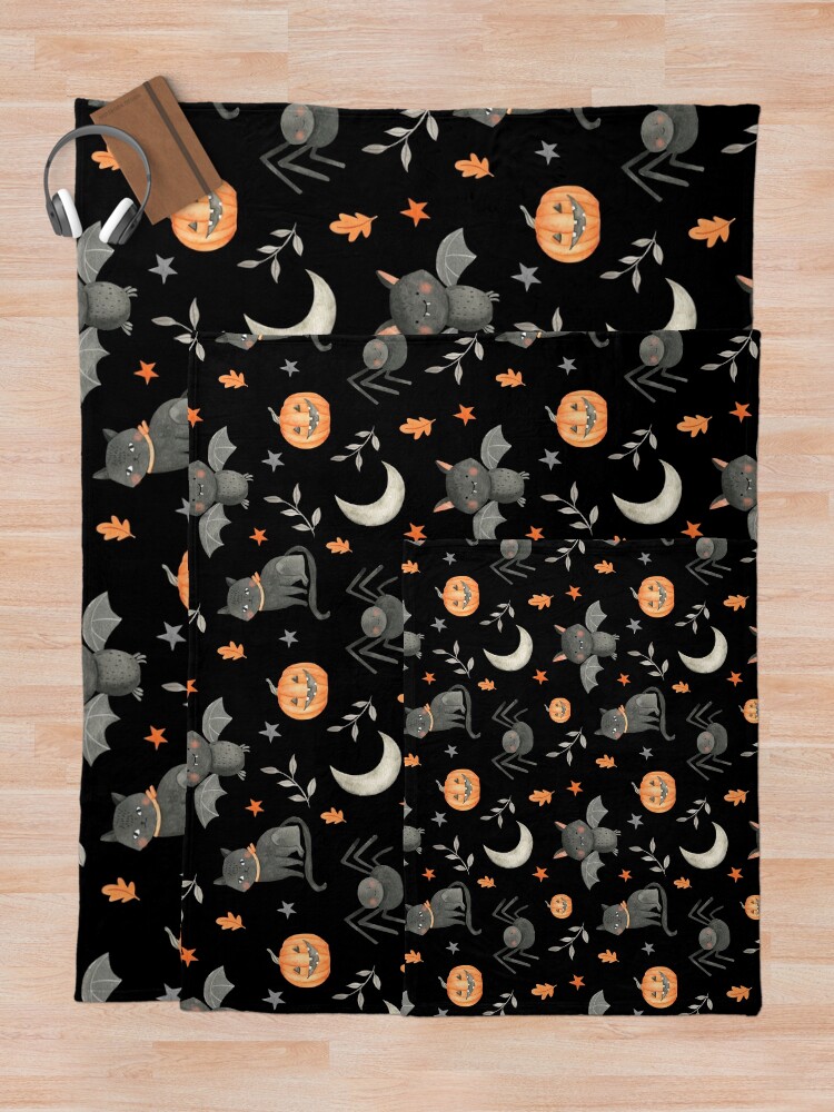Alternate view of HALLOWEEN PARTY Throw Blanket
