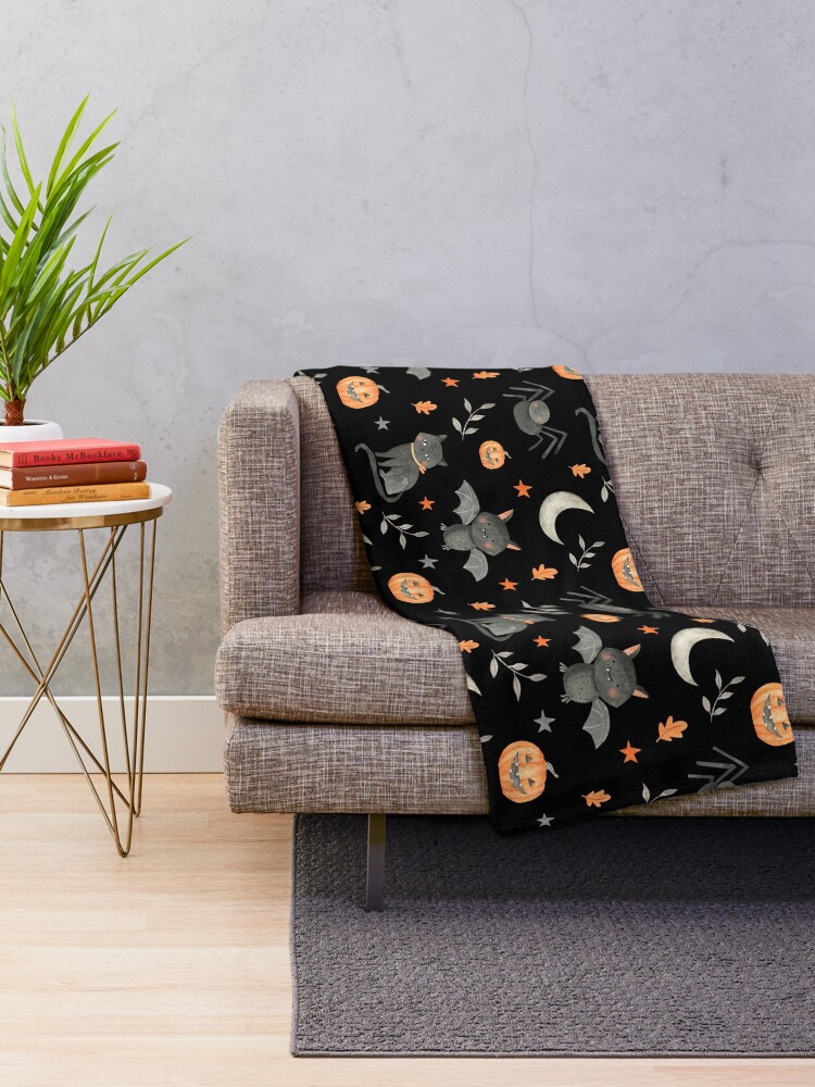 Alternate view of HALLOWEEN PARTY Throw Blanket