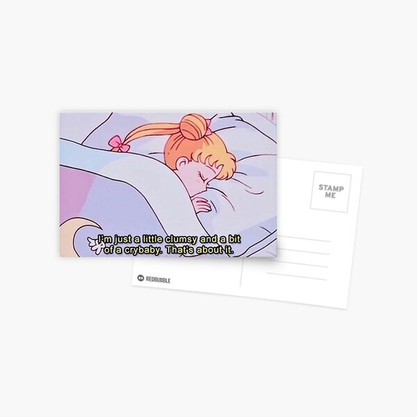 Sleepy Moon Postcard