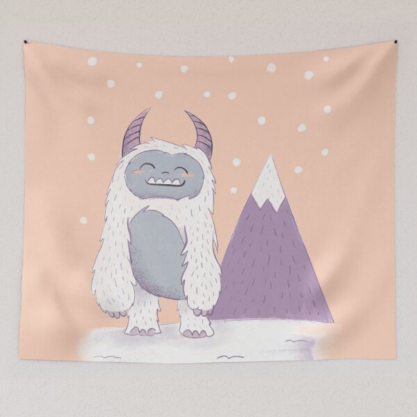 Item preview, Happy Yeti designed and sold by latheandquill.
