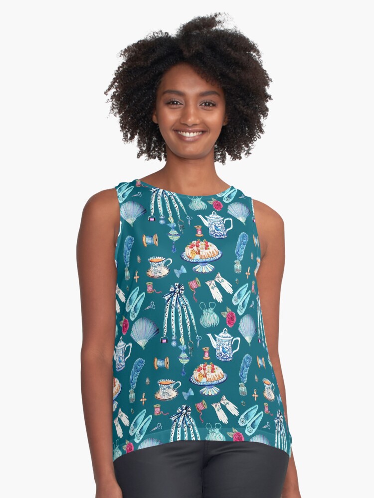 Item preview, Sleeveless Top designed and sold by MagentaRose.