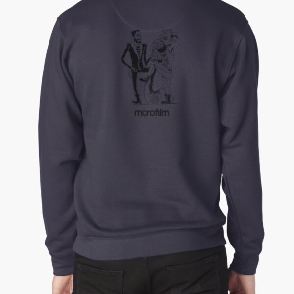 Microfilm duo (in Black) by Davey K Pullover Sweatshirt