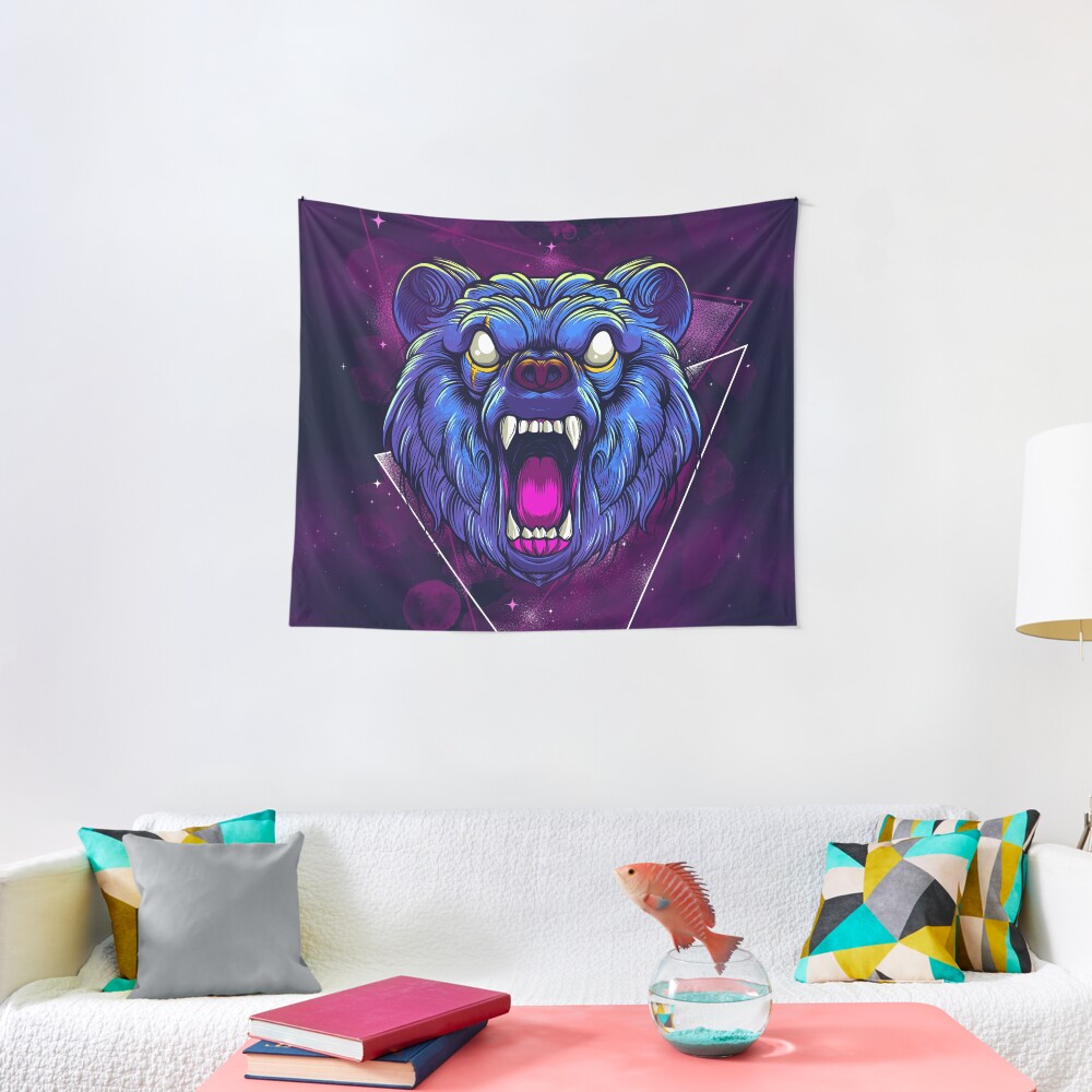 Frenzy Bear Tapestry