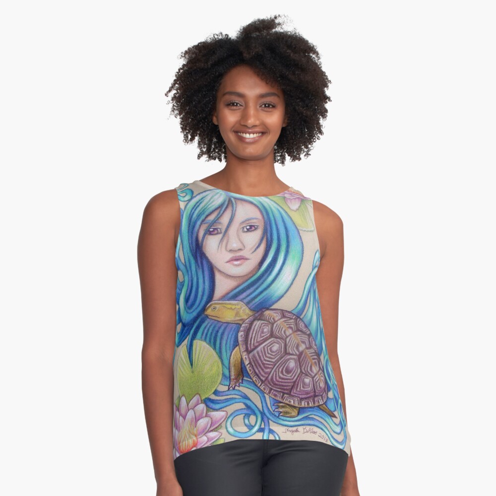 Item preview, Sleeveless Top designed and sold by AngelaDeRiso.