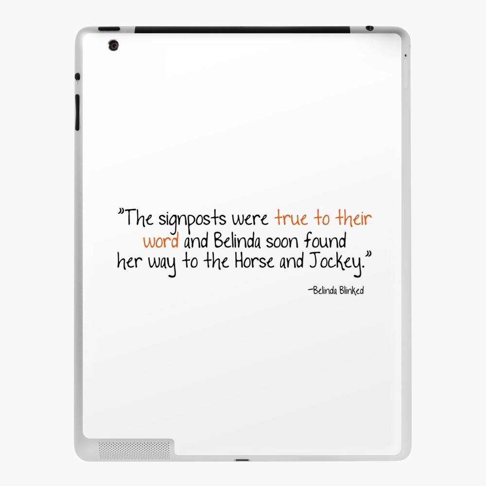 Coque Et Skin Adhesive Ipad Citation De Belinda Blinked Signposts Mon Pere A Ecrit Un Porno Par Tbarrett815 Redbubble