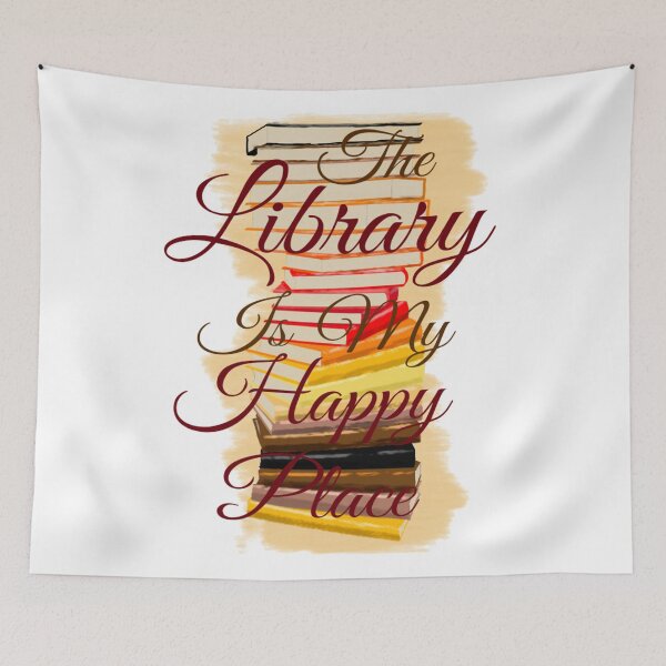 Item preview, The Library is My Happy Place | Red designed and sold by Fireflies2344.