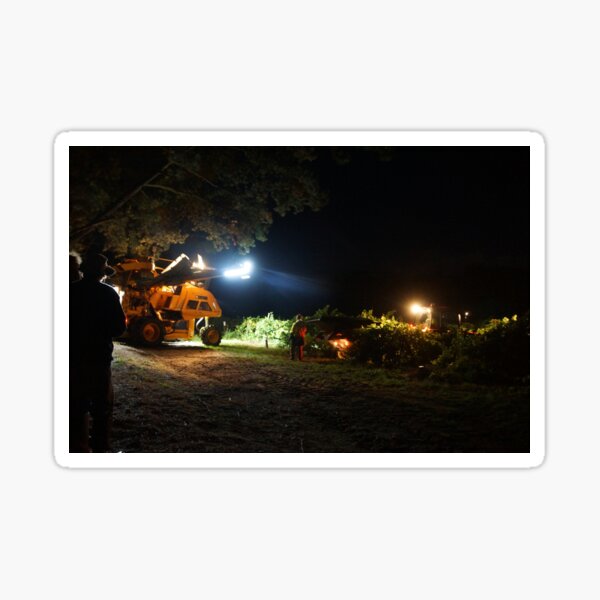 Night Harvest - Magpie Springs - Adelaide Hills Wine Region - Fleurieu Peninsula - South Australia Sticker