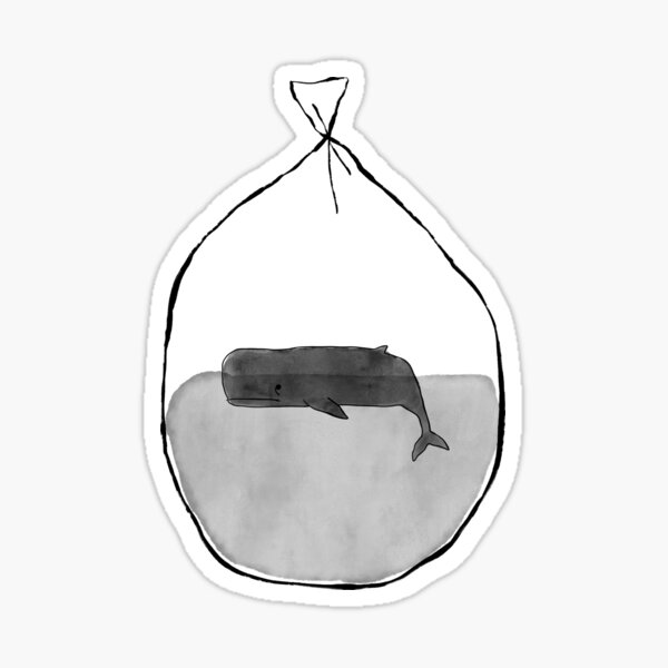 Save the whales Sticker