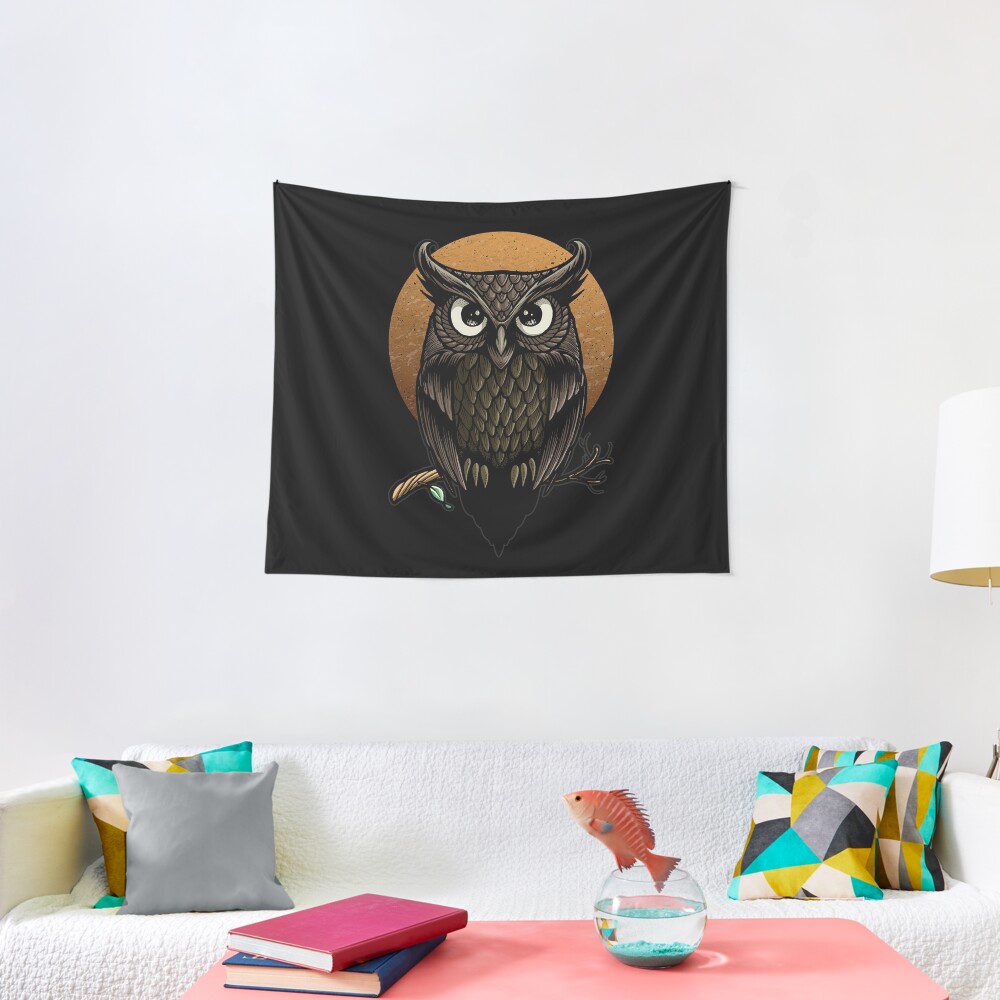 F'owl Moon Tapestry